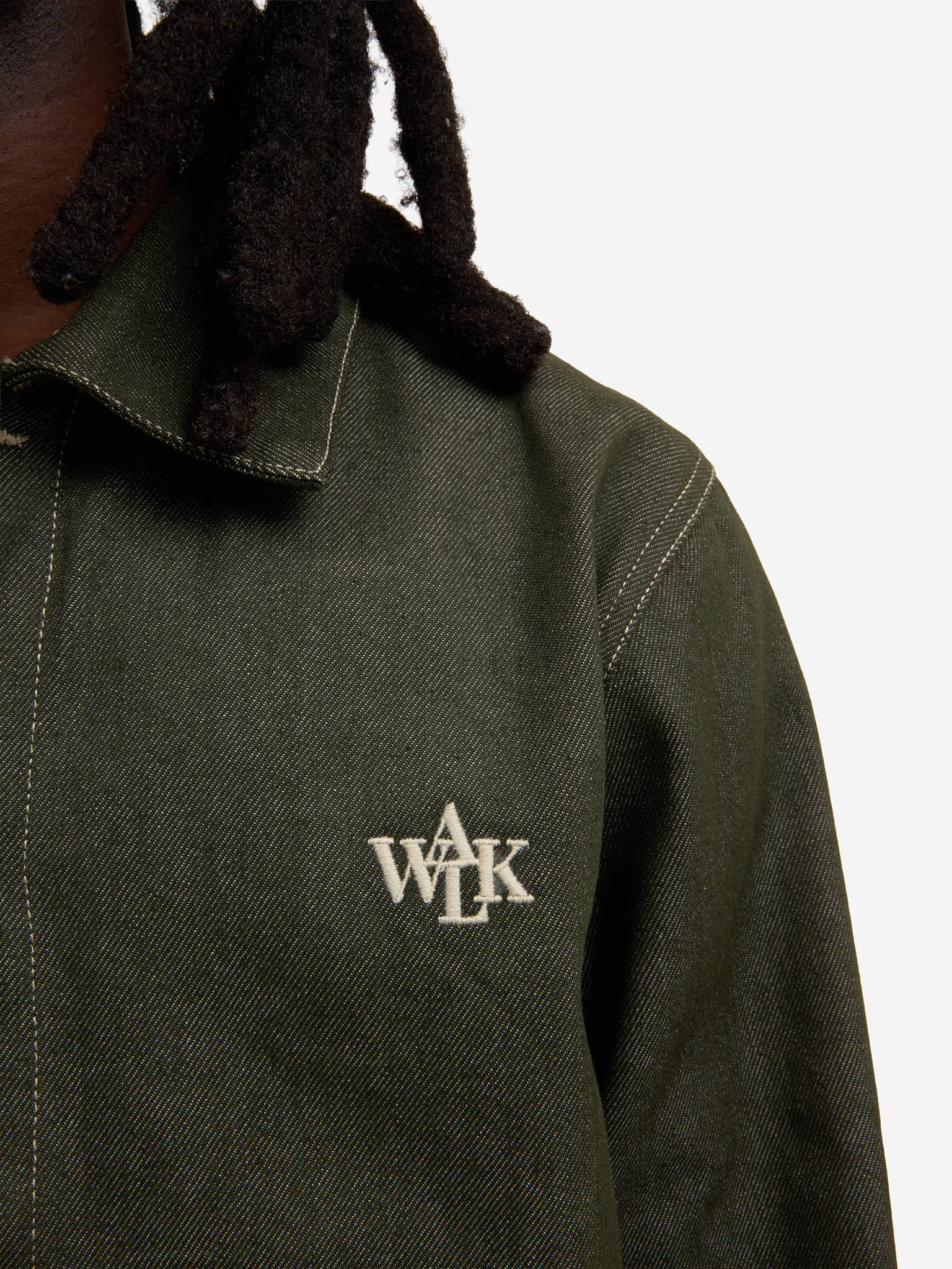 La veste du menuisier en denim vert 8