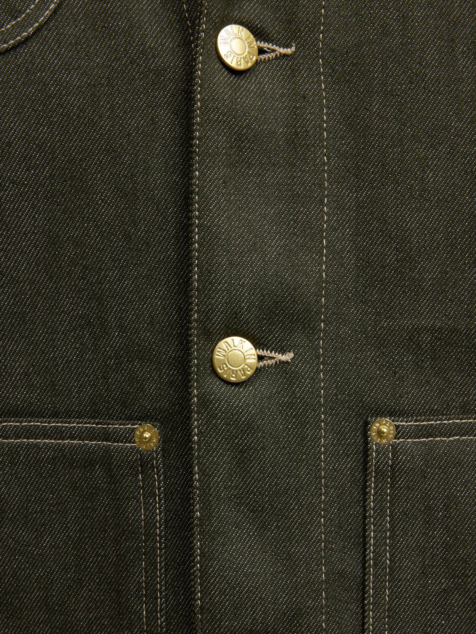 La veste du menuisier en denim vert 12