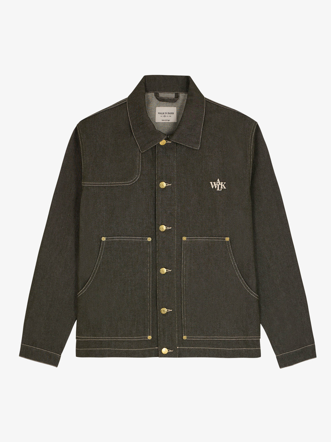 La veste du menuisier en denim vert