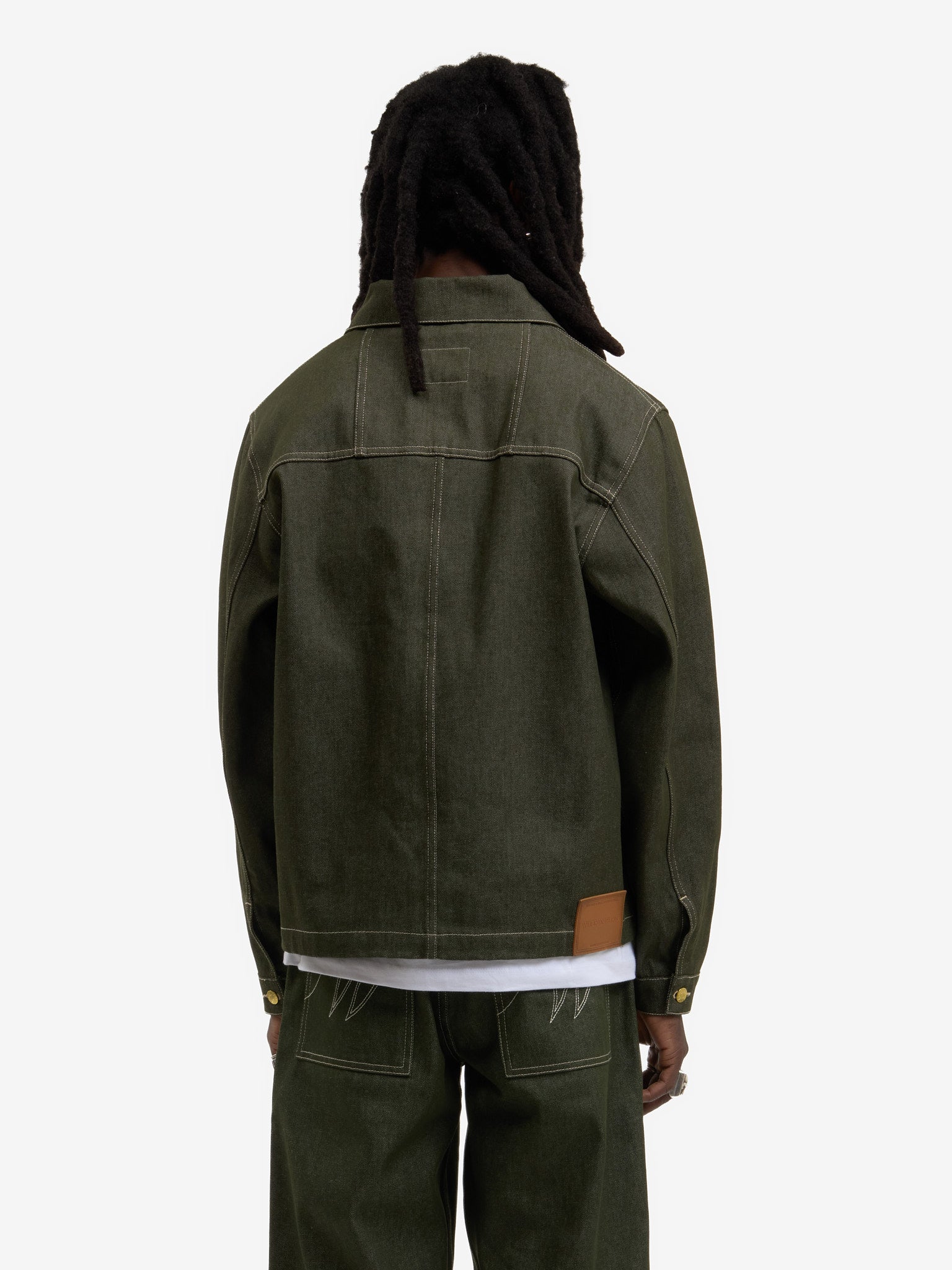 La veste du menuisier en denim vert 5