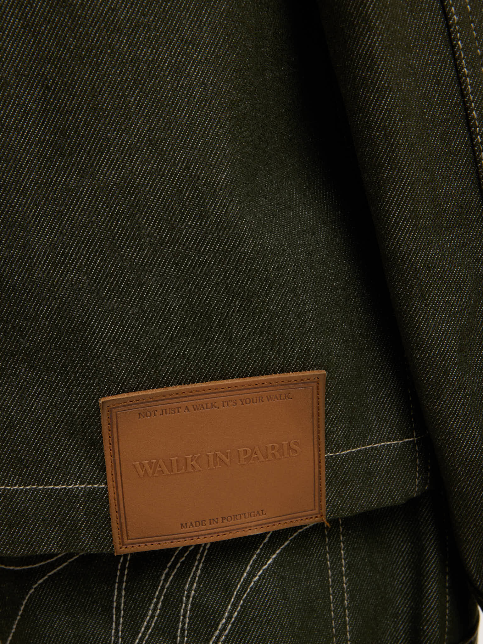 La veste du menuisier en denim vert 16