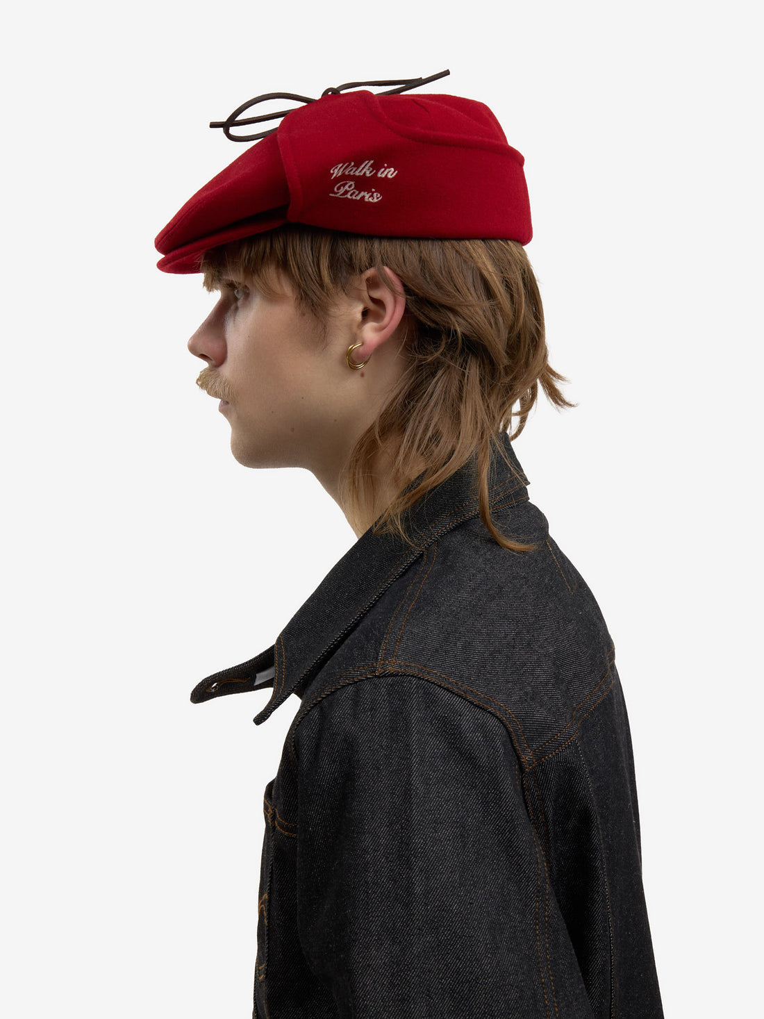 The red Sherlock beret