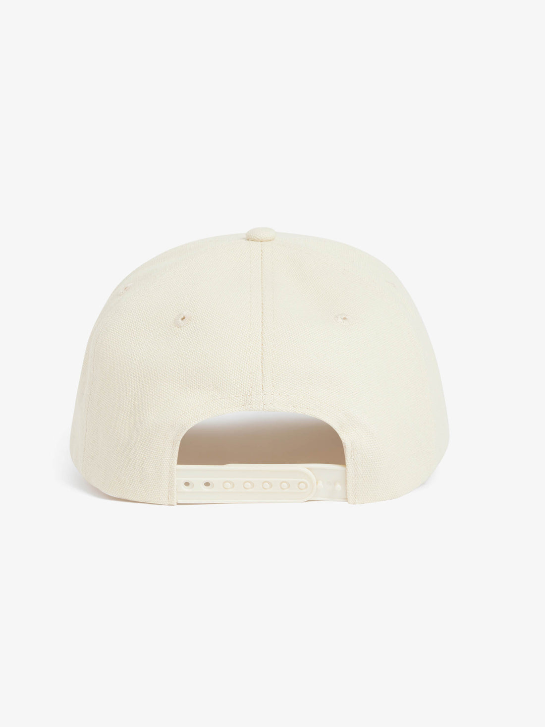 The Signature cap in beige satin