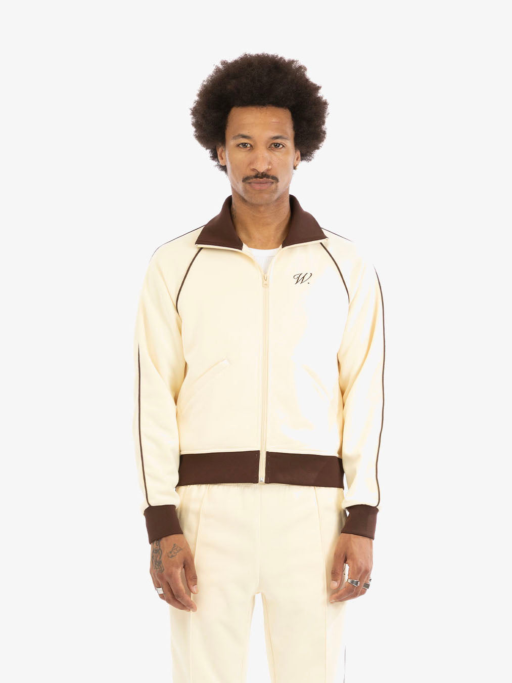 The Signature beige jogging jacket 5