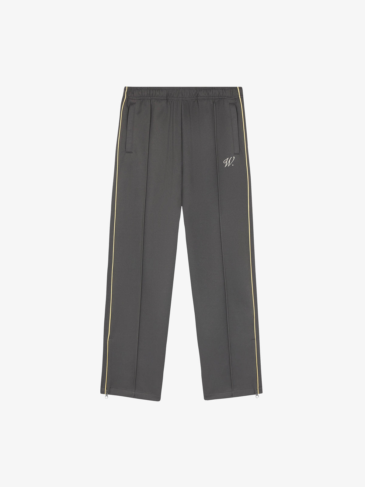The grey and beige Signature jogging pants