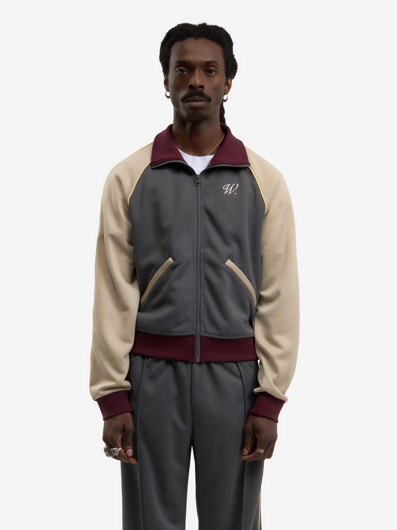 The Signature grey jogging jacket 3