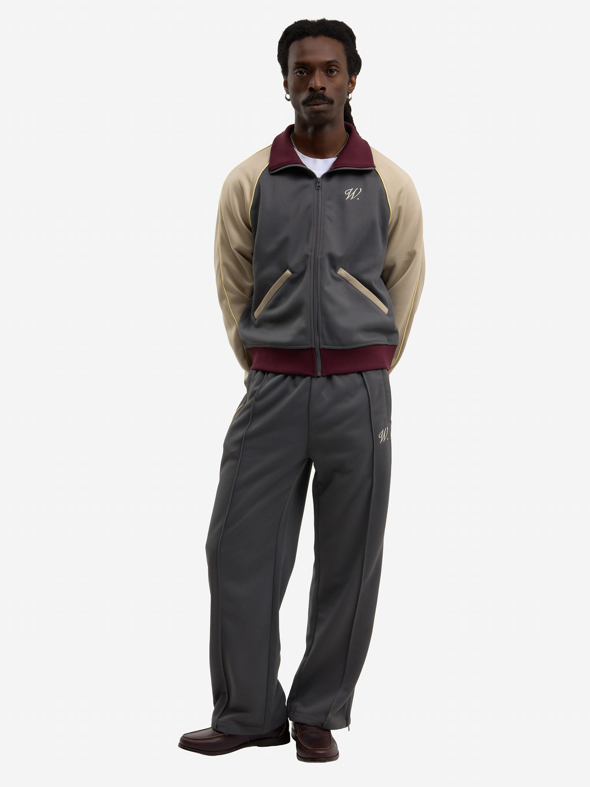La veste de jogging Signature grise