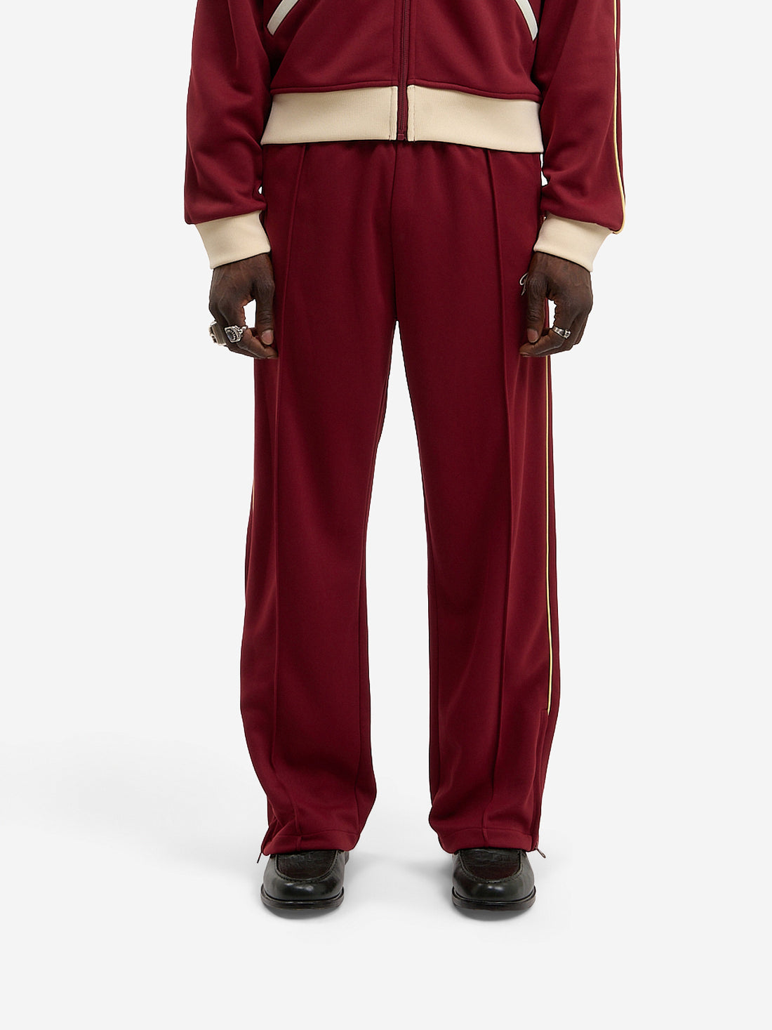 Le pantalon de jogging Signature bordeaux