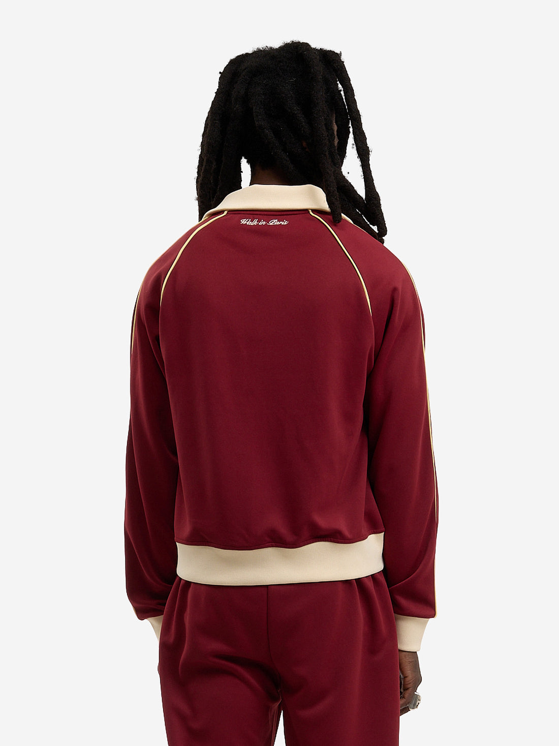 The Signature burgundy jogging jacket