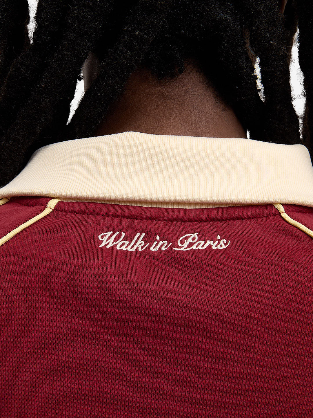 The Signature burgundy jogging jacket