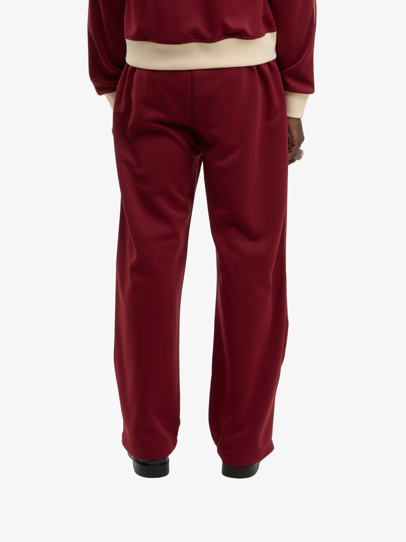 The Signature burgundy jogging pants 4