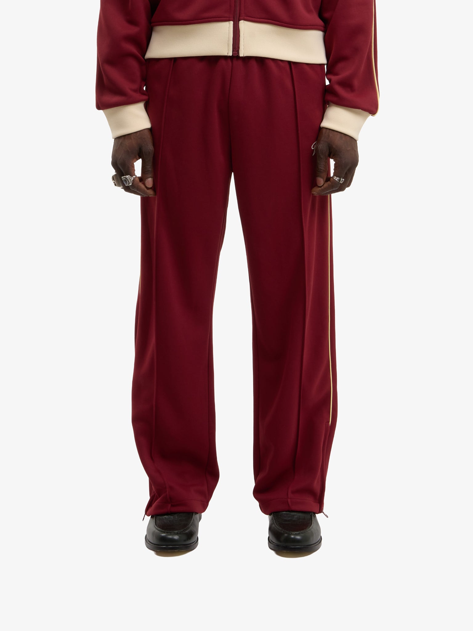 The Signature burgundy jogging pants 2