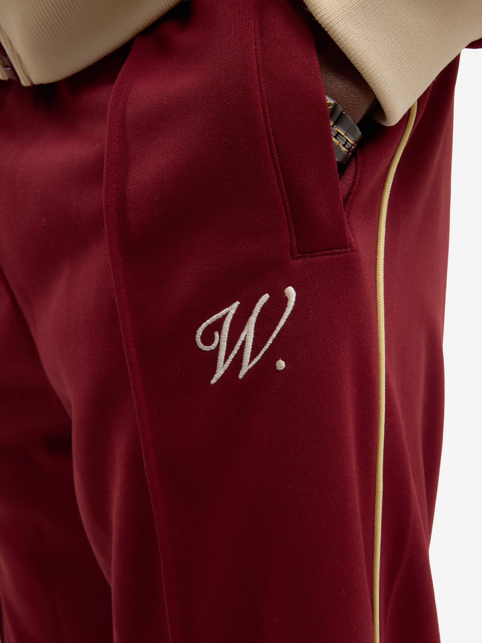 The Signature burgundy jogging pants 6