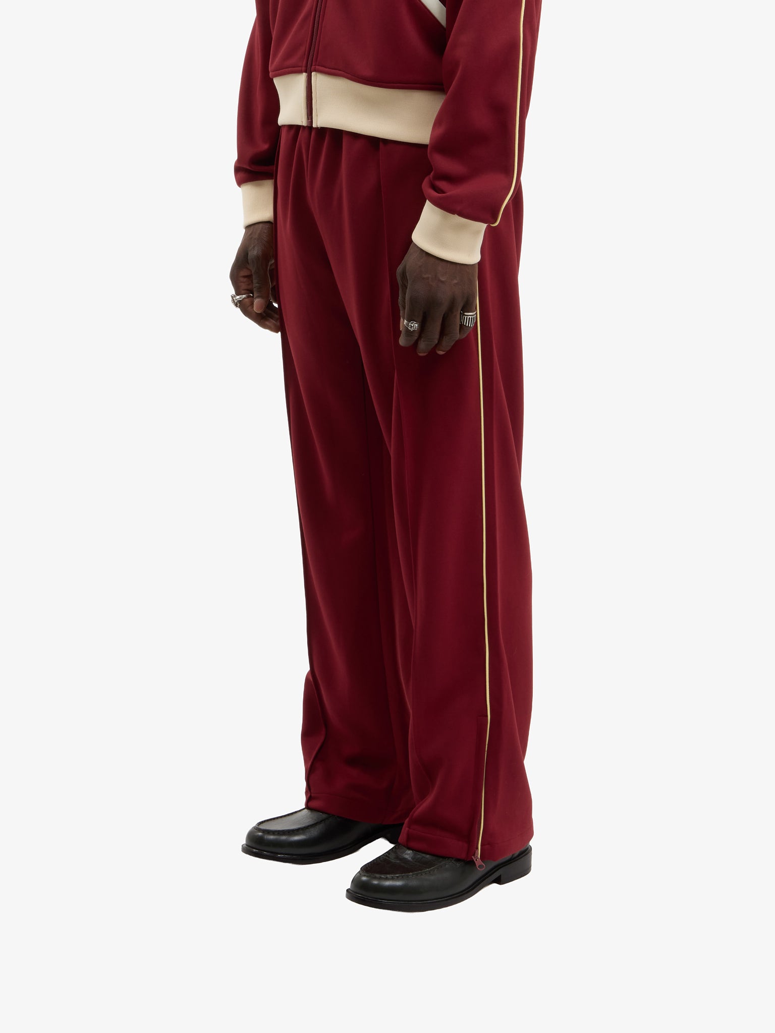 The Signature burgundy jogging pants 3