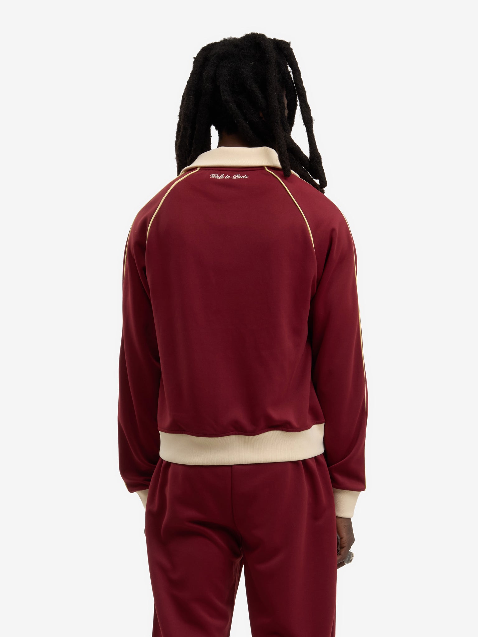 The Signature burgundy jogging jacket 5