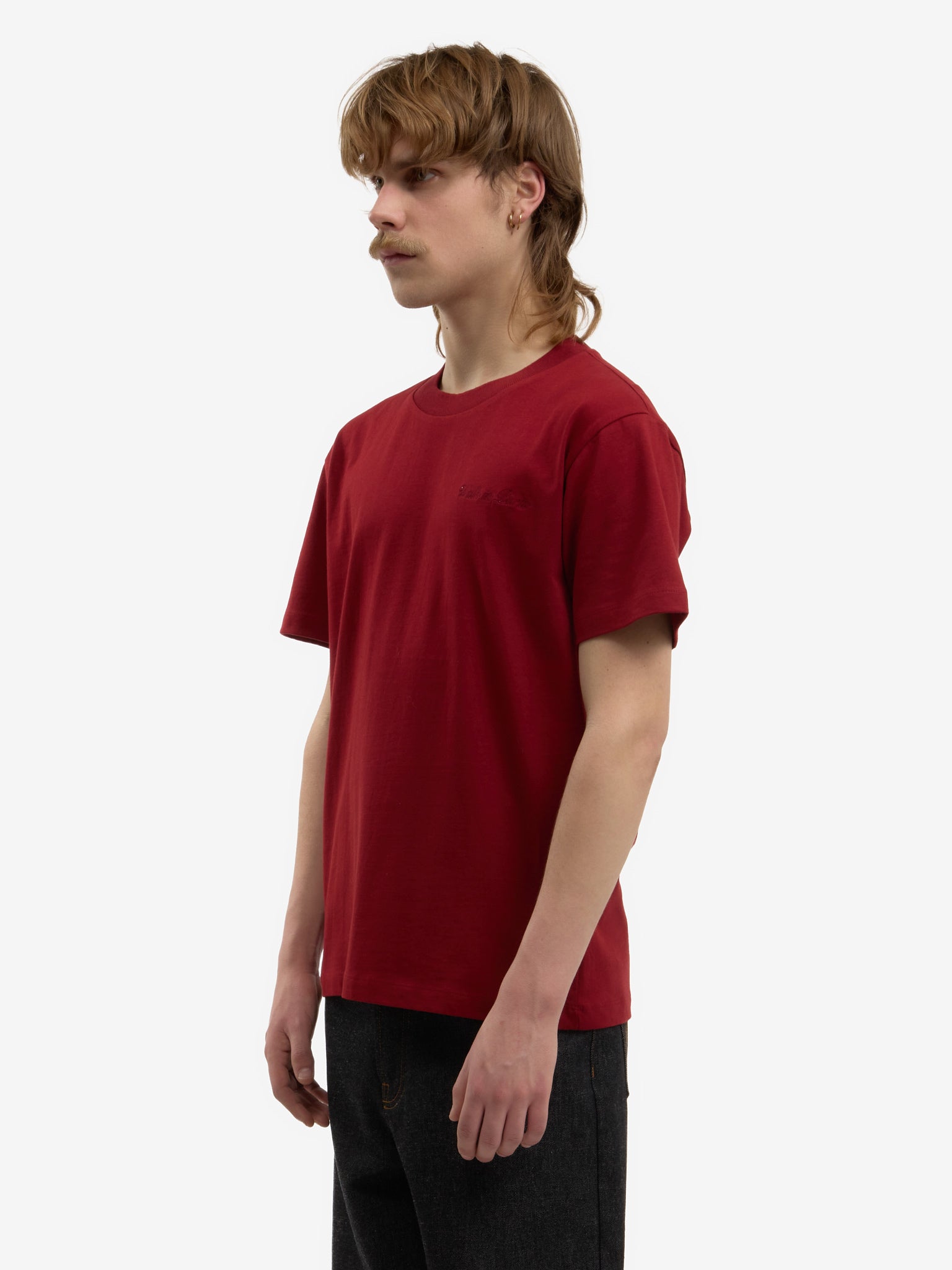 The Timeless burgundy t-shirt 3