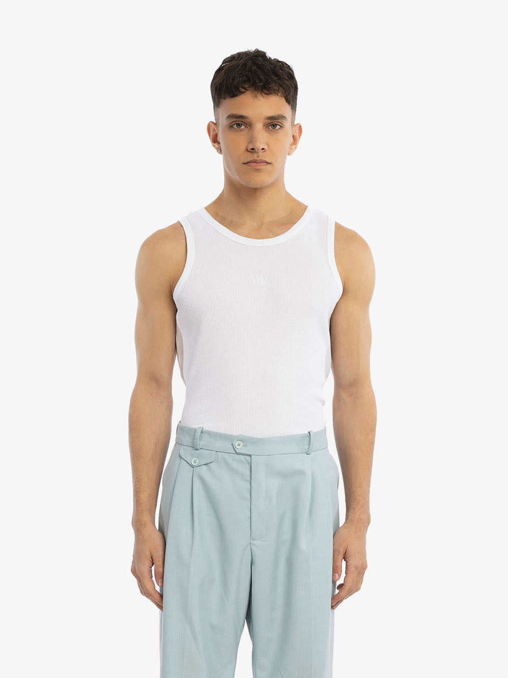 The white waffle tank top 2
