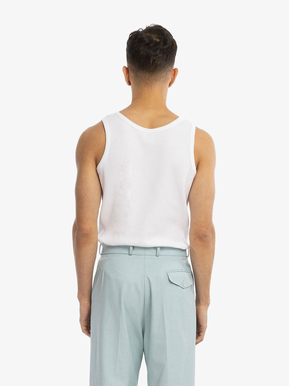 The white waffle tank top 4