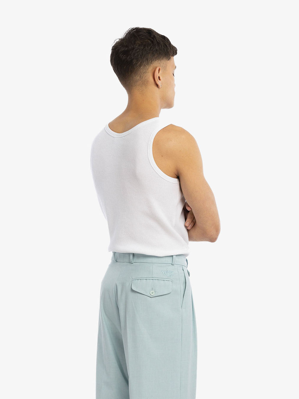 The white waffle tank top 5