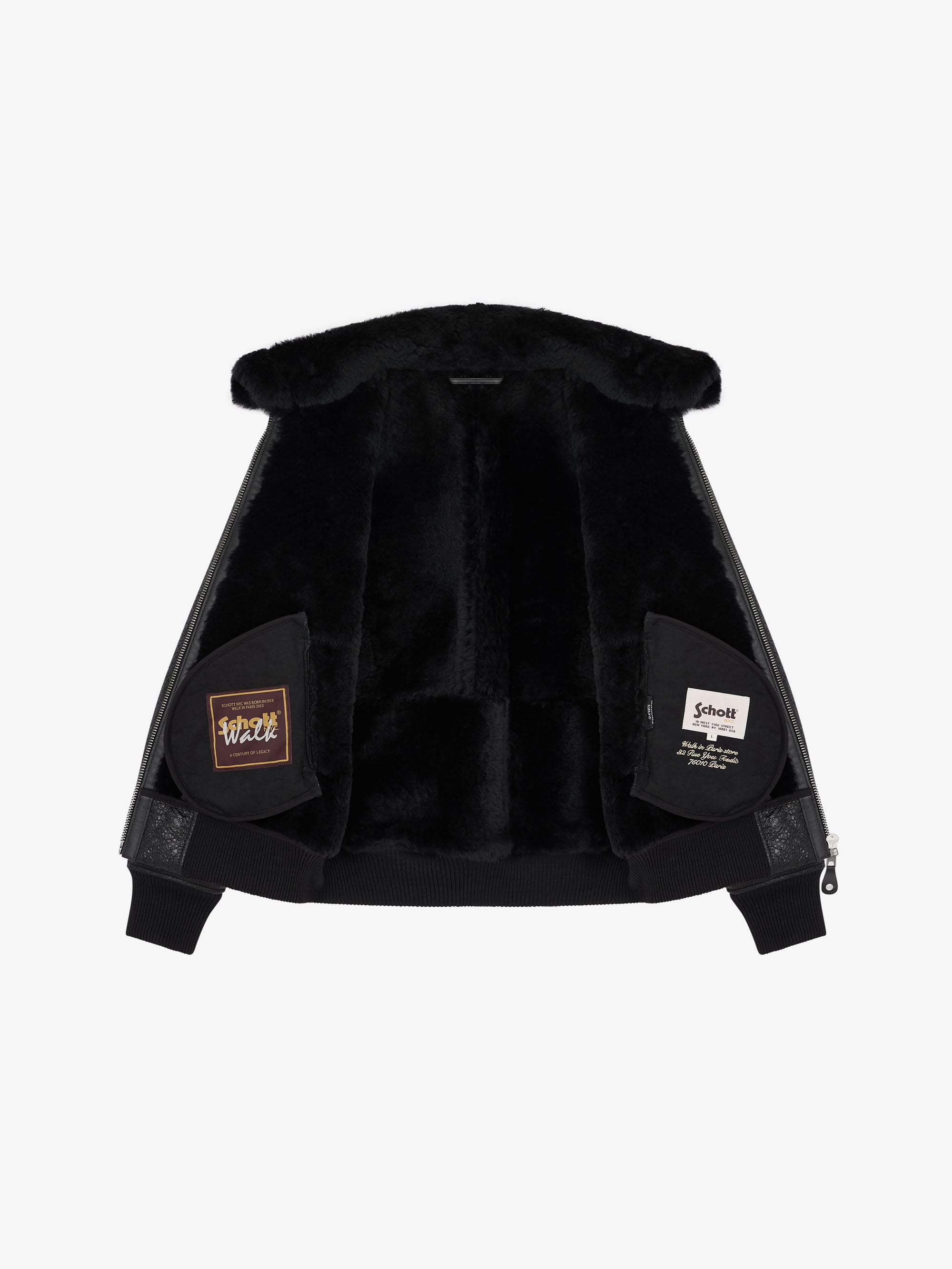 Walk in Paris x Schott NYC® - The black bomber 3
