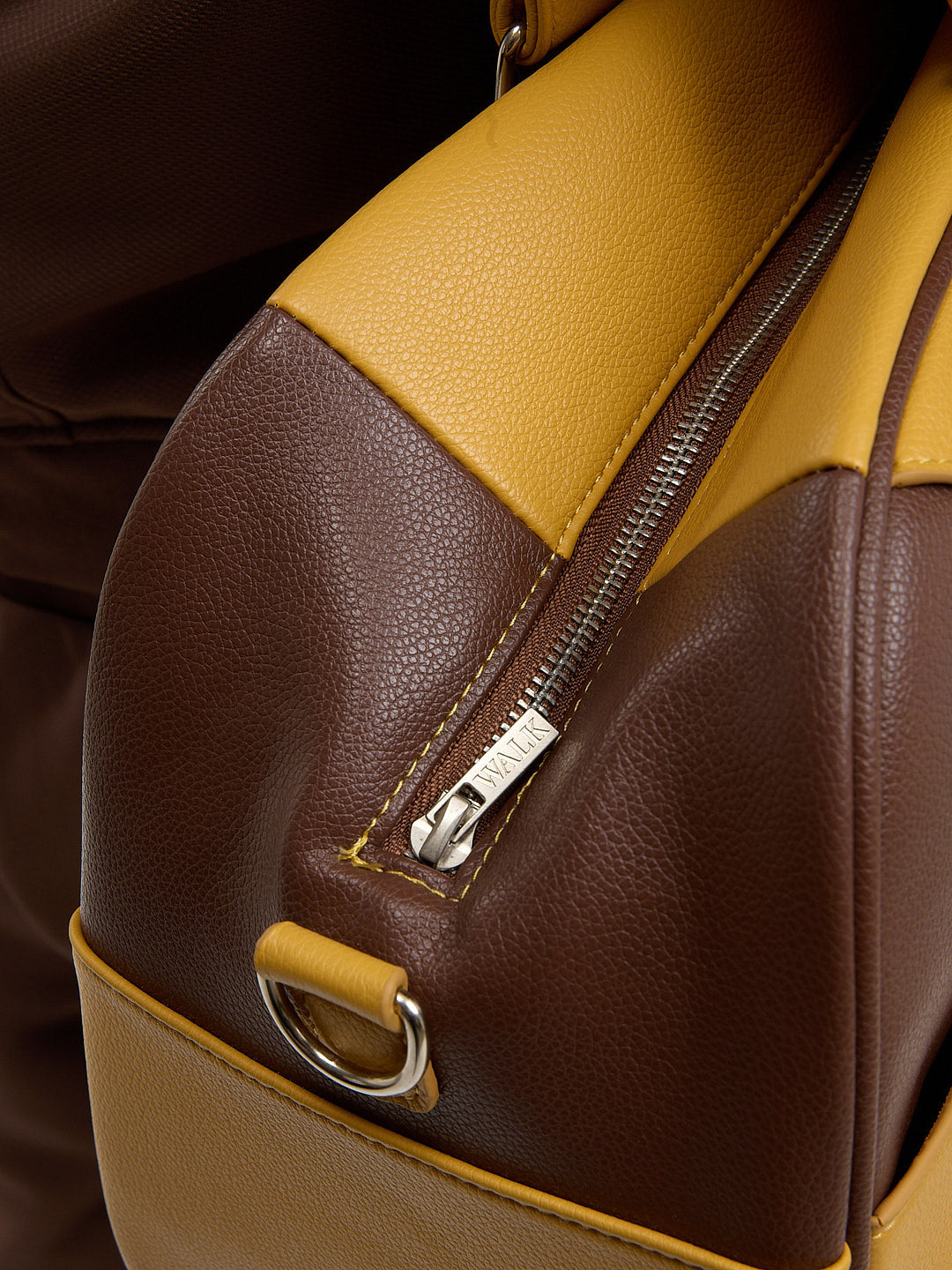 The yellow travel bag