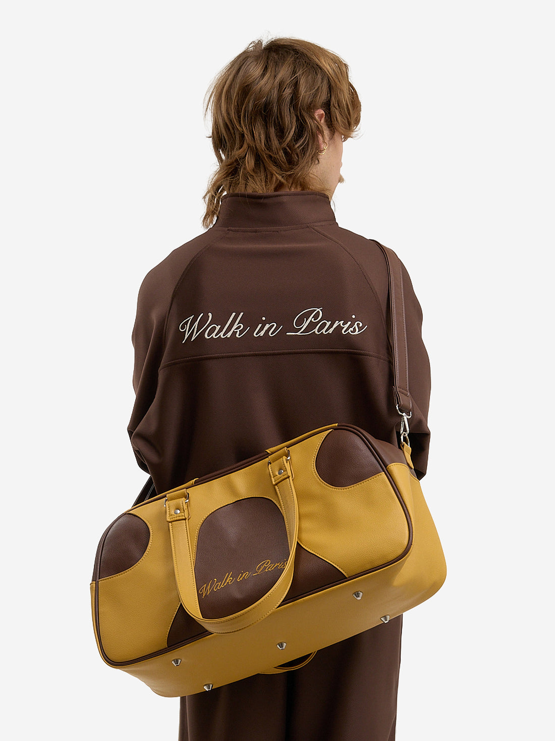 The yellow travel bag