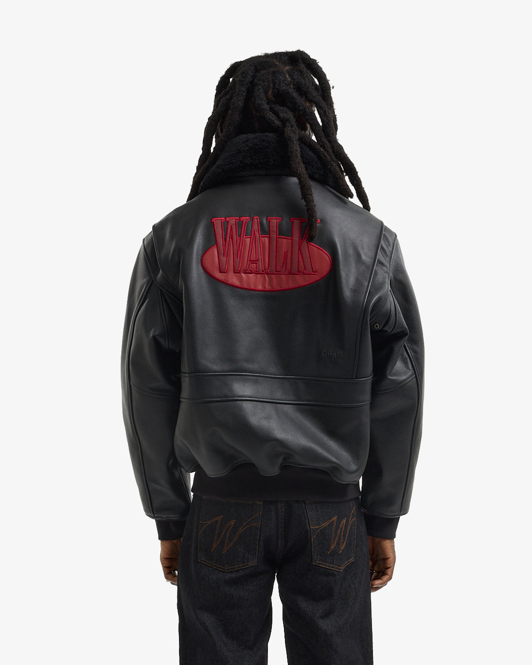 Walk in Paris x Schott NYC ® - La flight jacket onyx