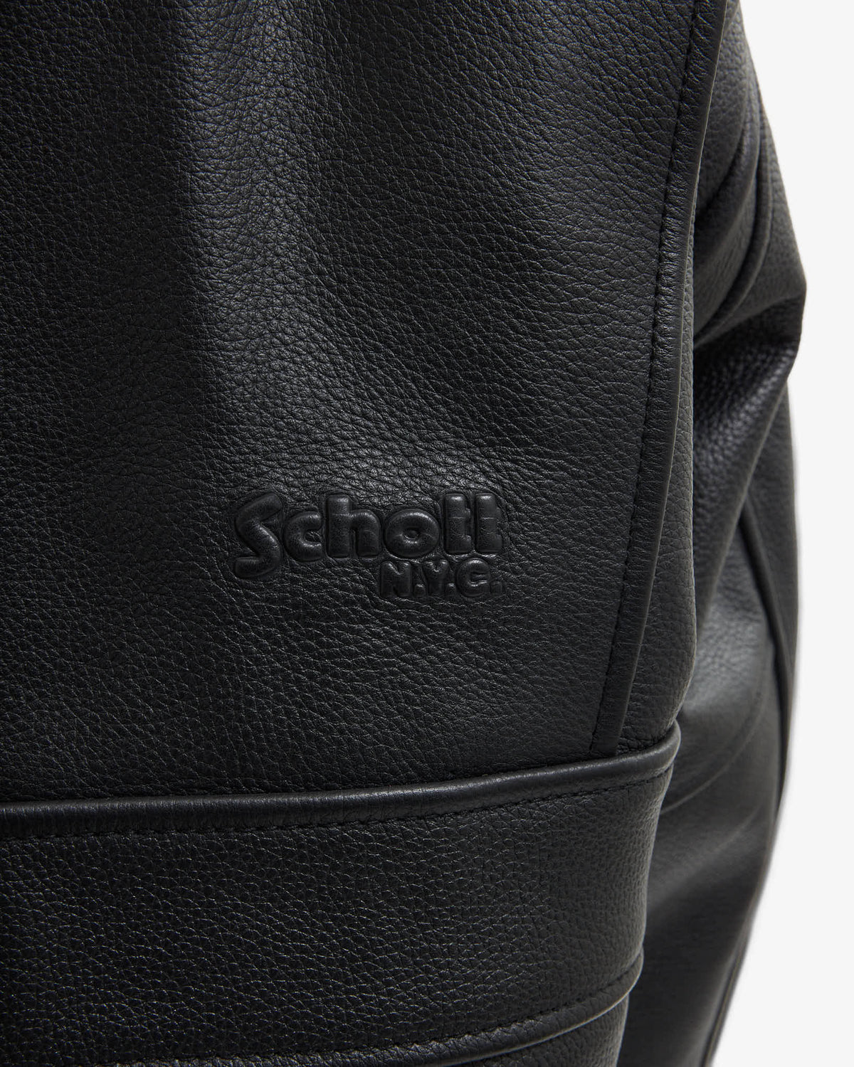Walk in Paris x Schott NYC ® - La flight jacket onyx