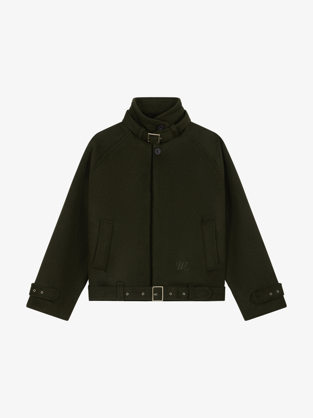 La veste Atelier en laine kaki