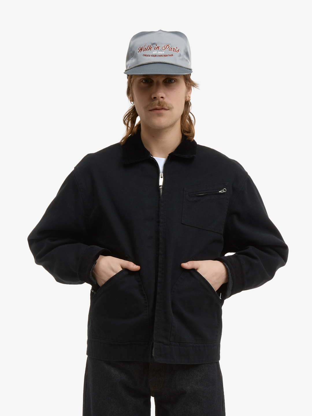 La veste Journeyman en canvas noire