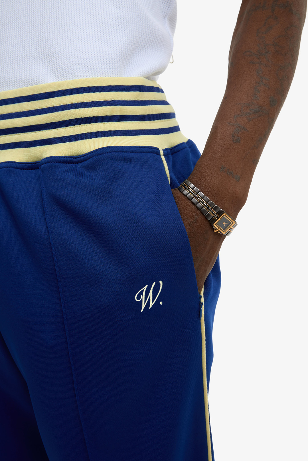 Le pantalon de jogging Club bleu