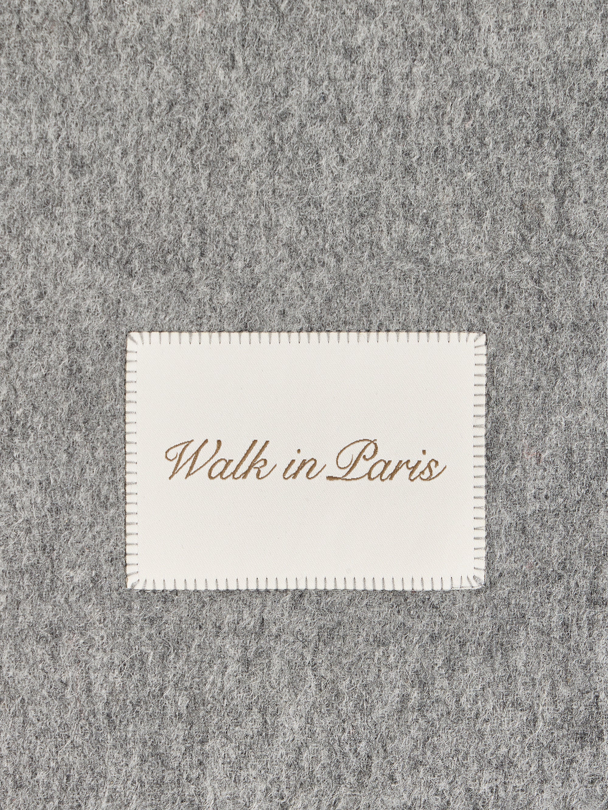 The Classic grey wool scarf 2