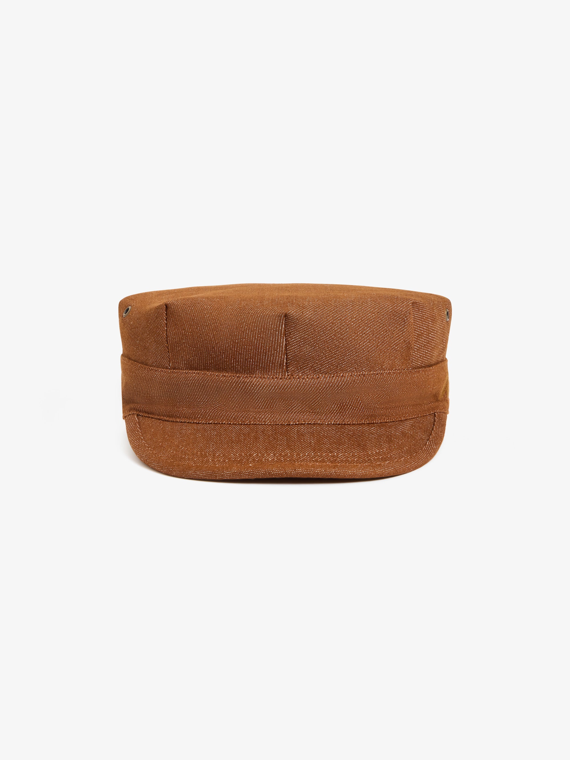 La casquette Cooker en denim marron 1
