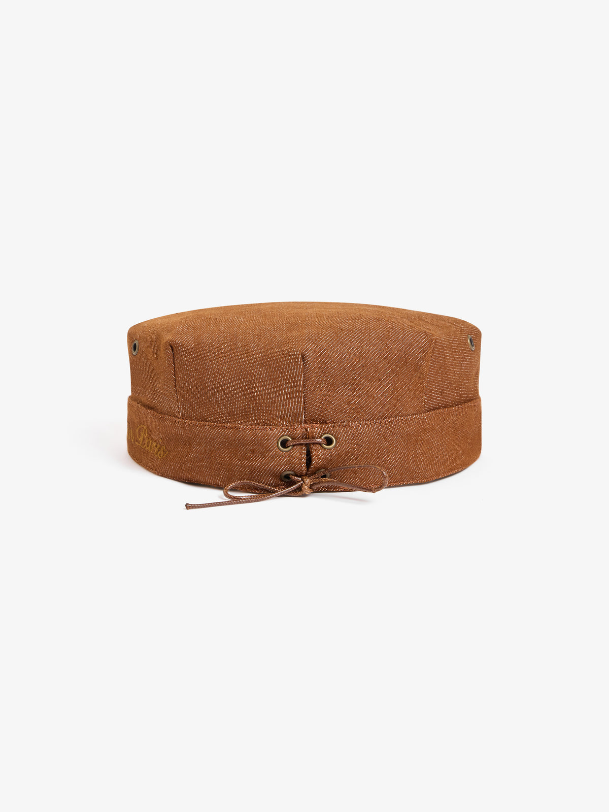 La casquette Cooker en denim marron