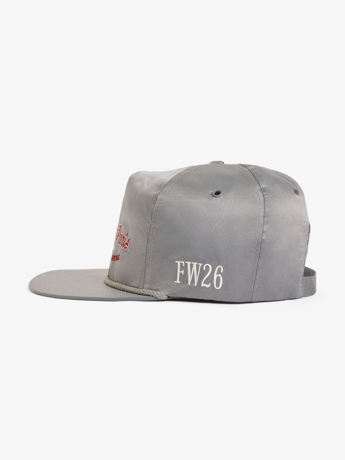 La casquette en nylon grise