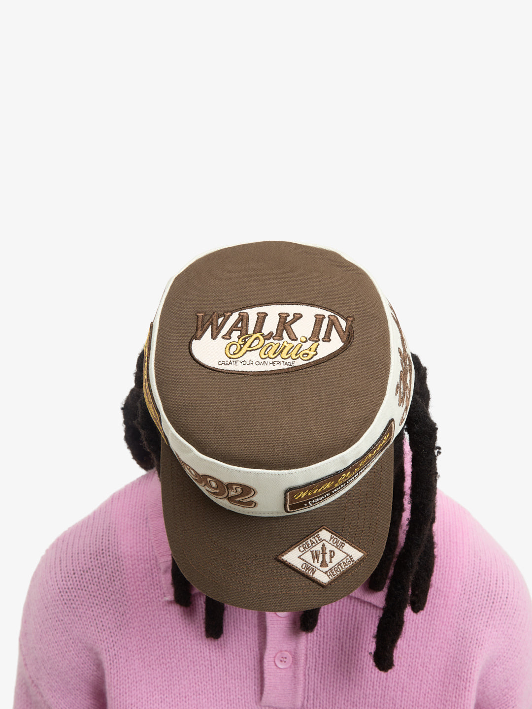 The Messenger brown patch cap