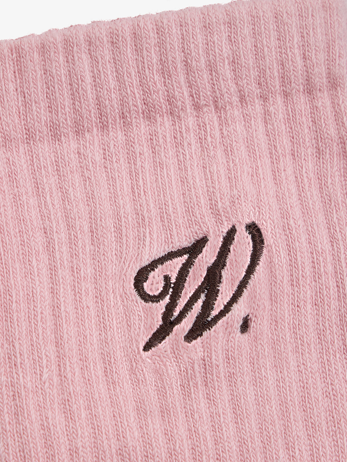 Les chaussettes Signature rose