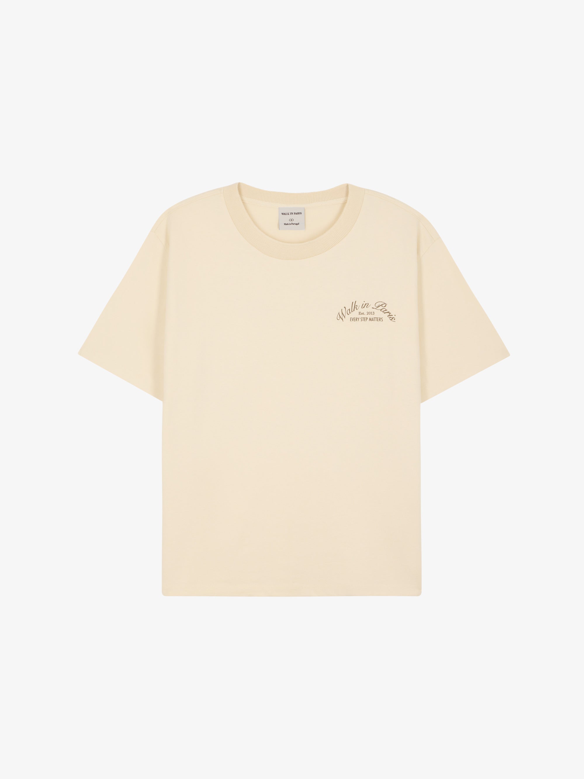 The beige Signature t-shirt 1