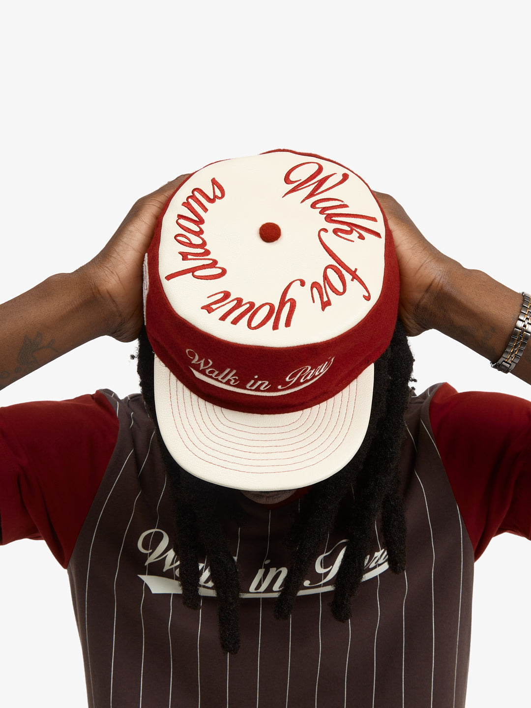 The red Teddy cap