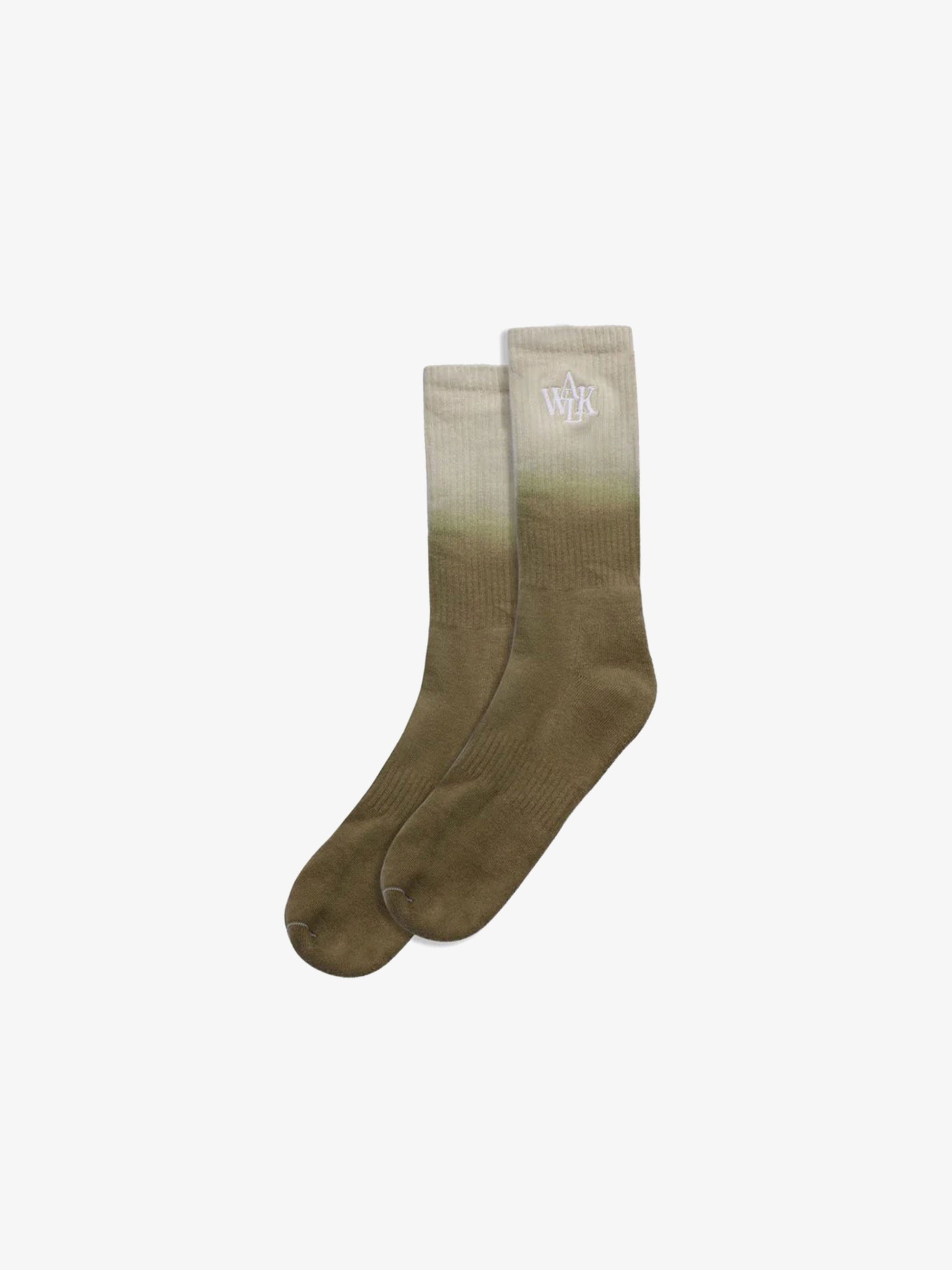 Les chaussettes gradient marron 1