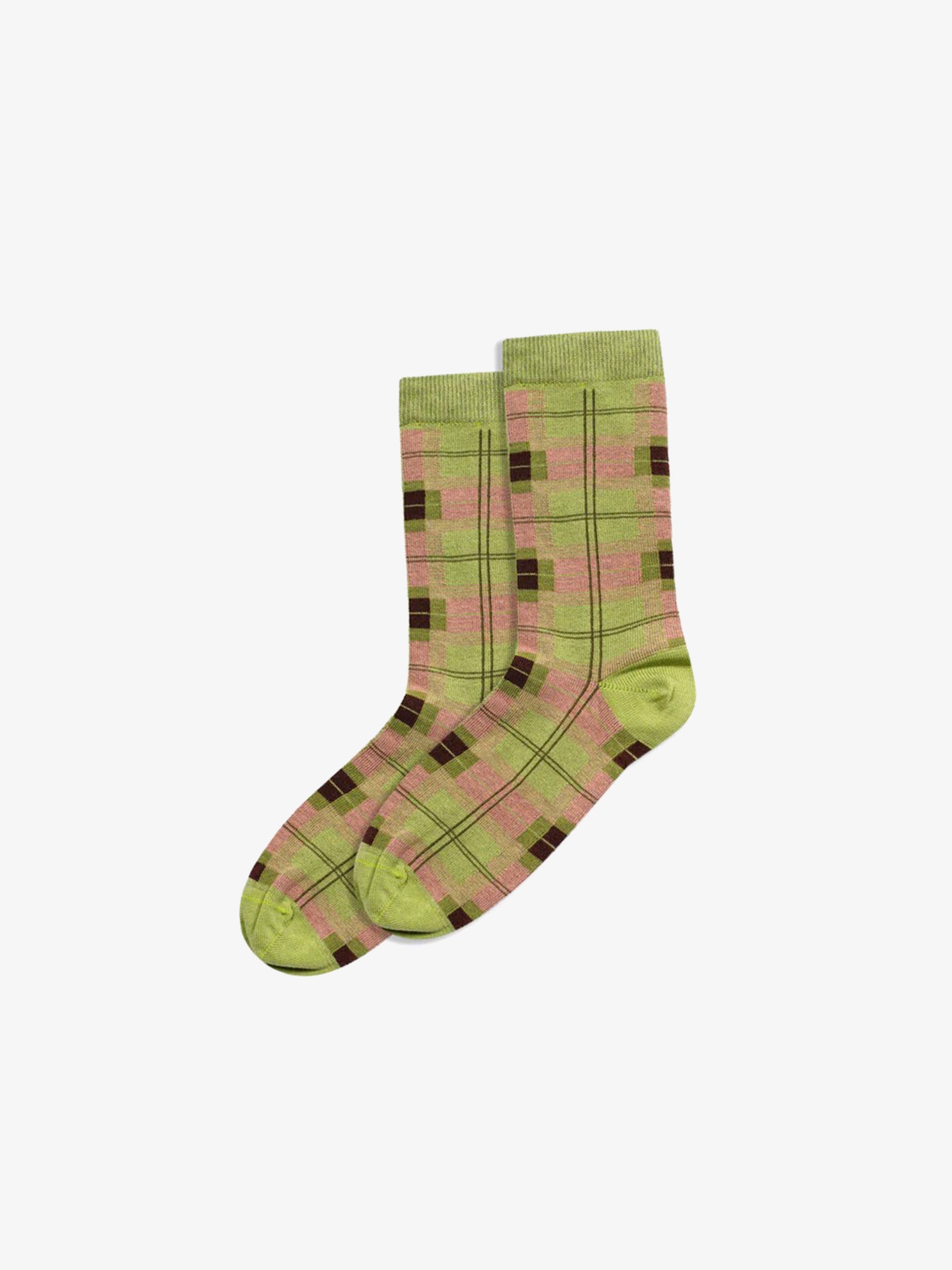 Les chaussettes vertes tartan 1