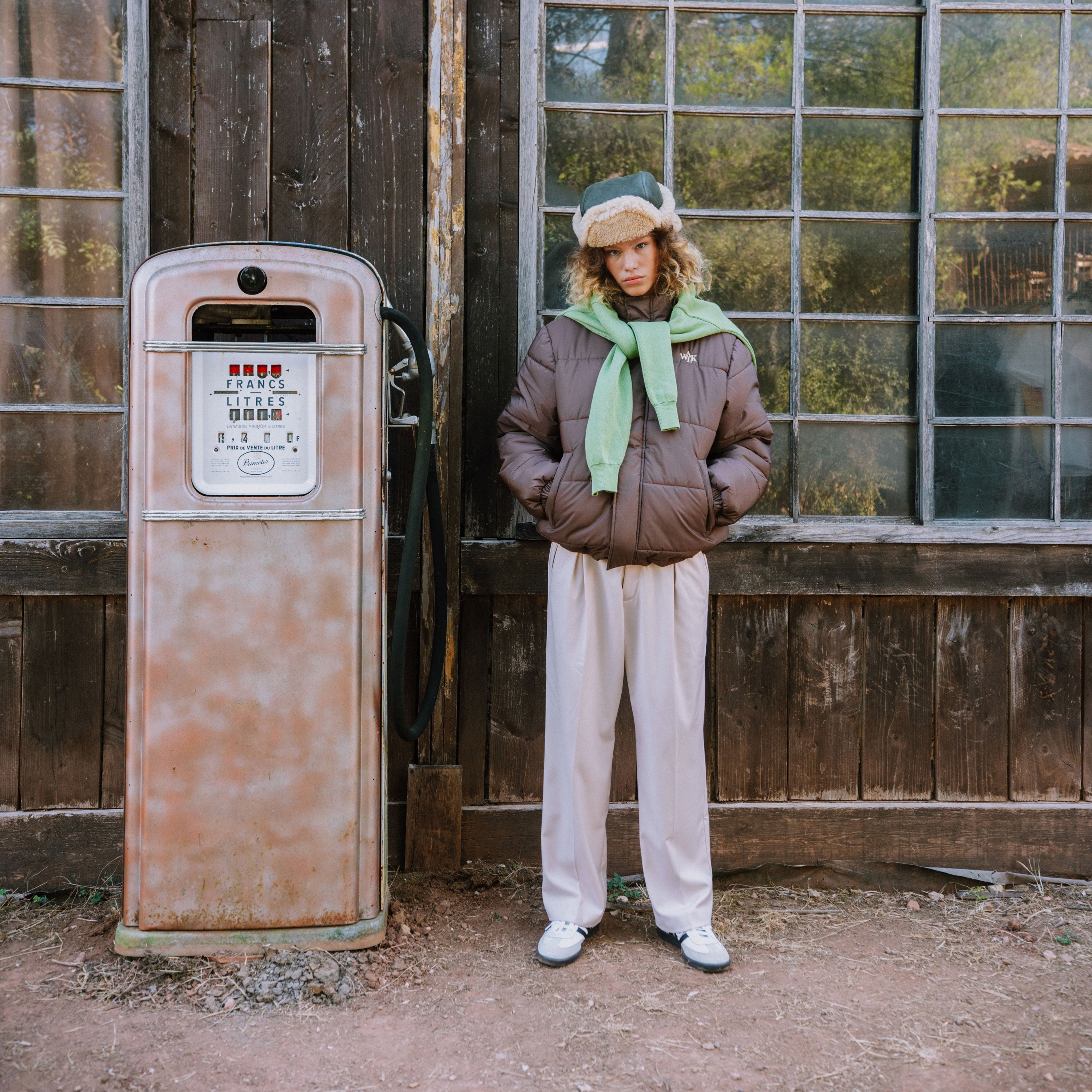 La doudoune marron 3