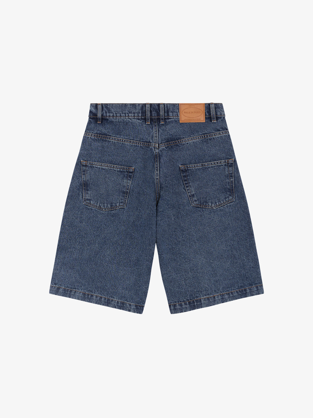 Le short en jean baggy azur