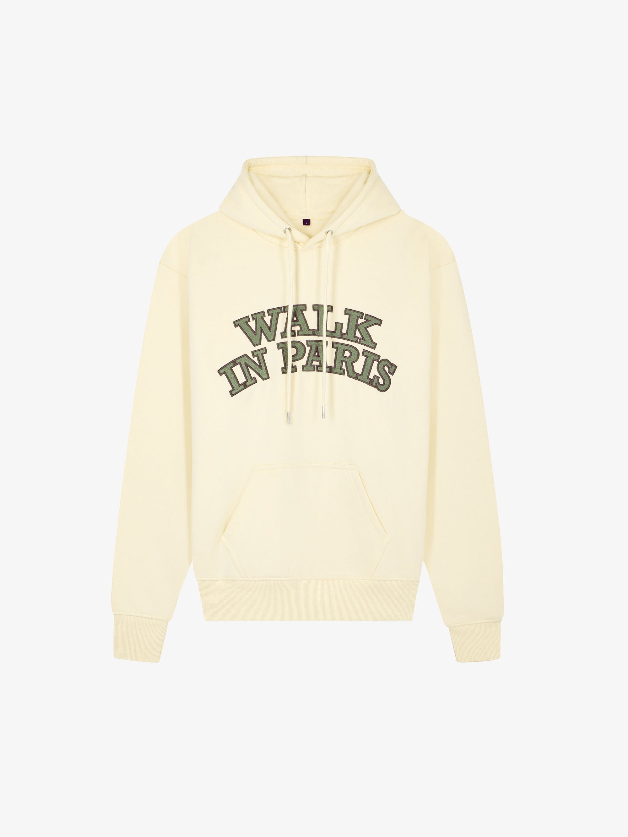 Le hoodie beige 1