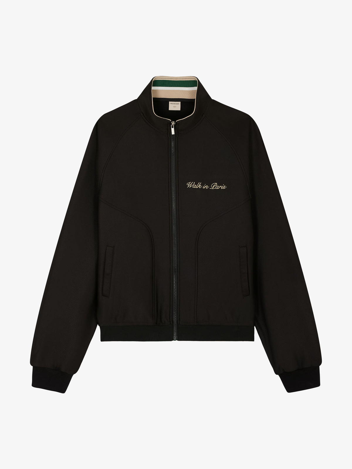 La veste de jogging héritage noire