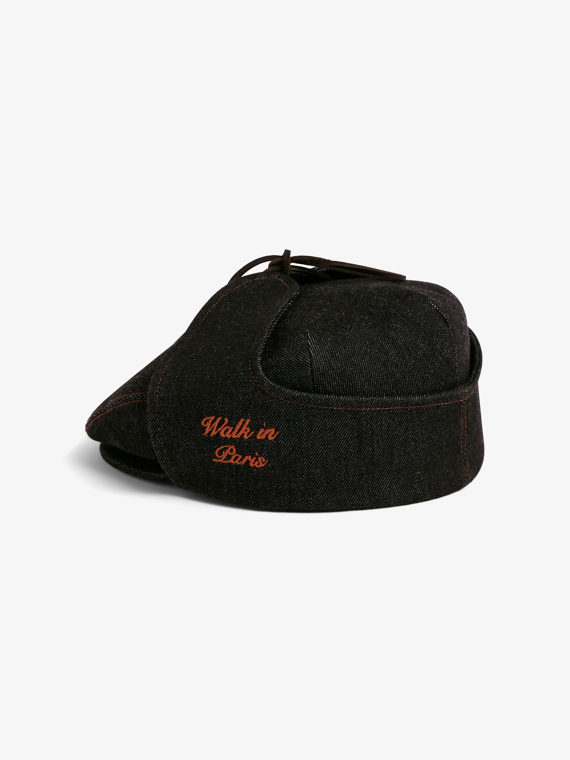Raw denim Sherlock beret 2