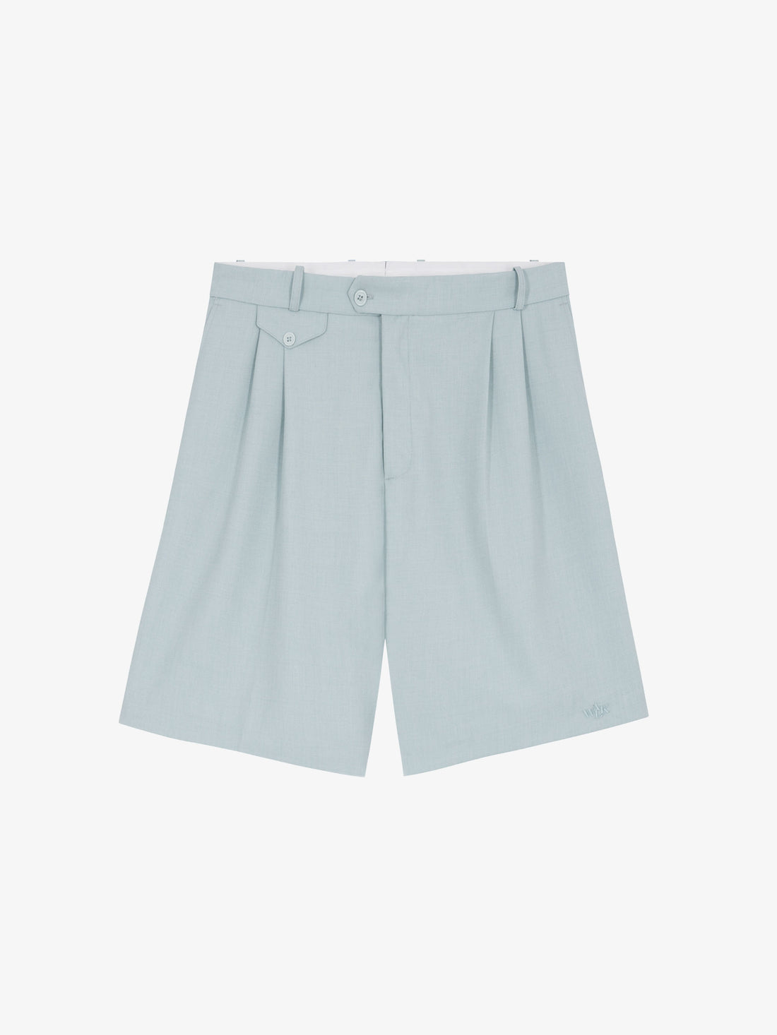 Le short de costume bleu