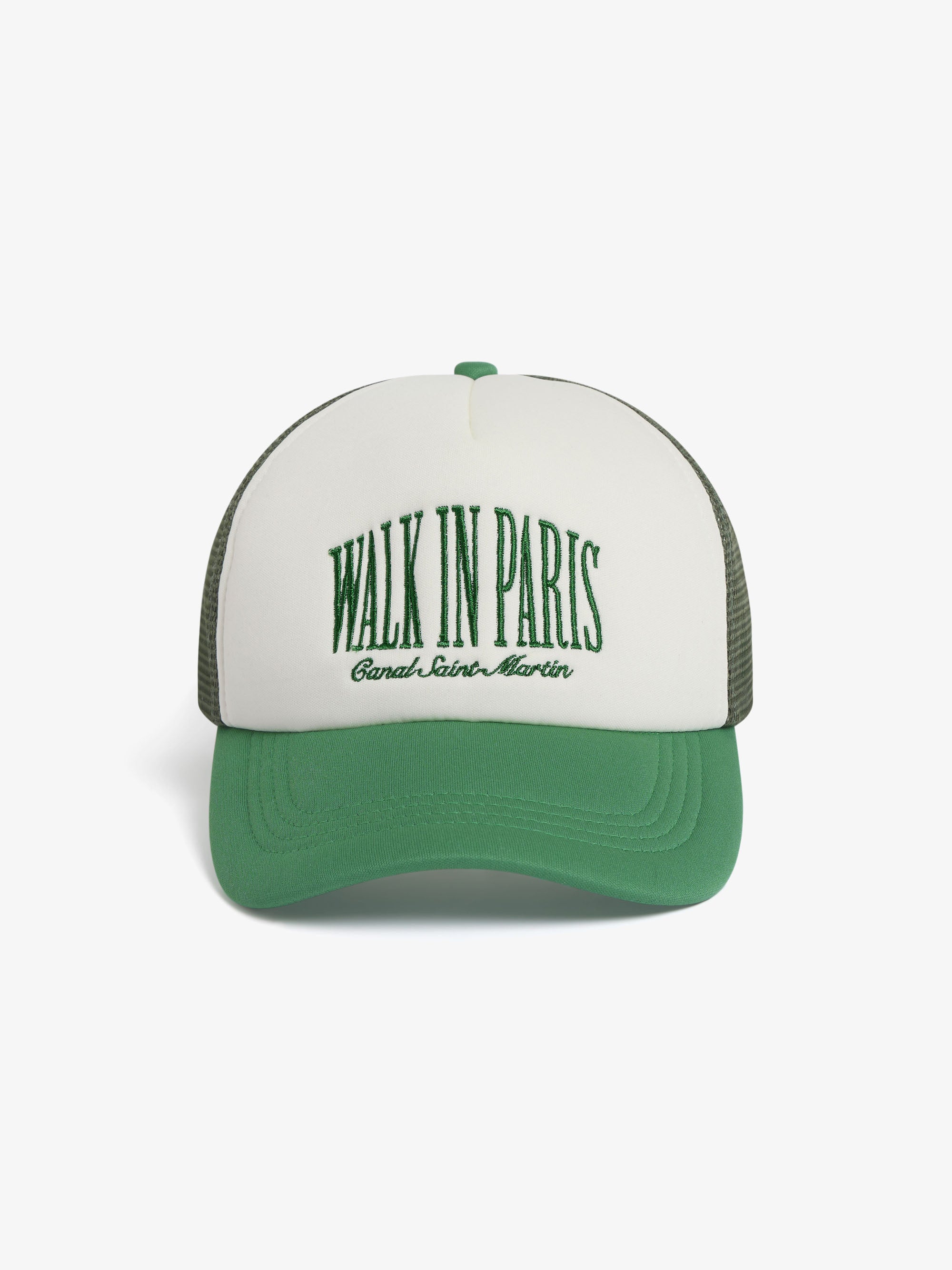 The forest green trucker cap 1