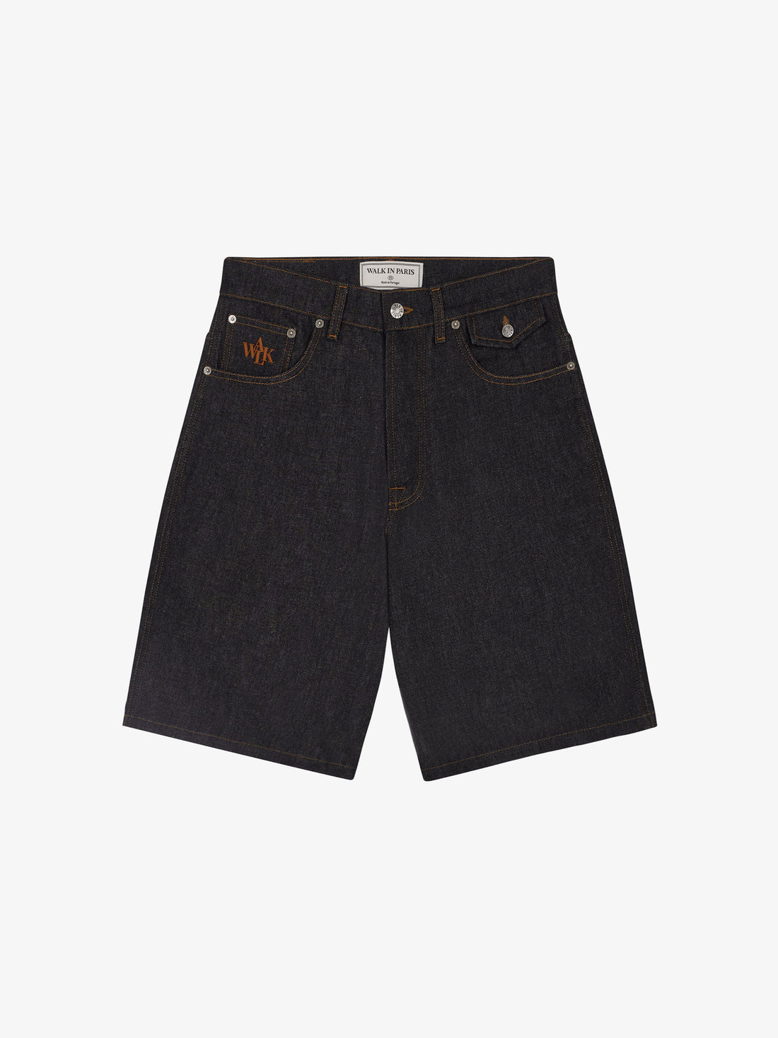 Le short baggy en denim brut