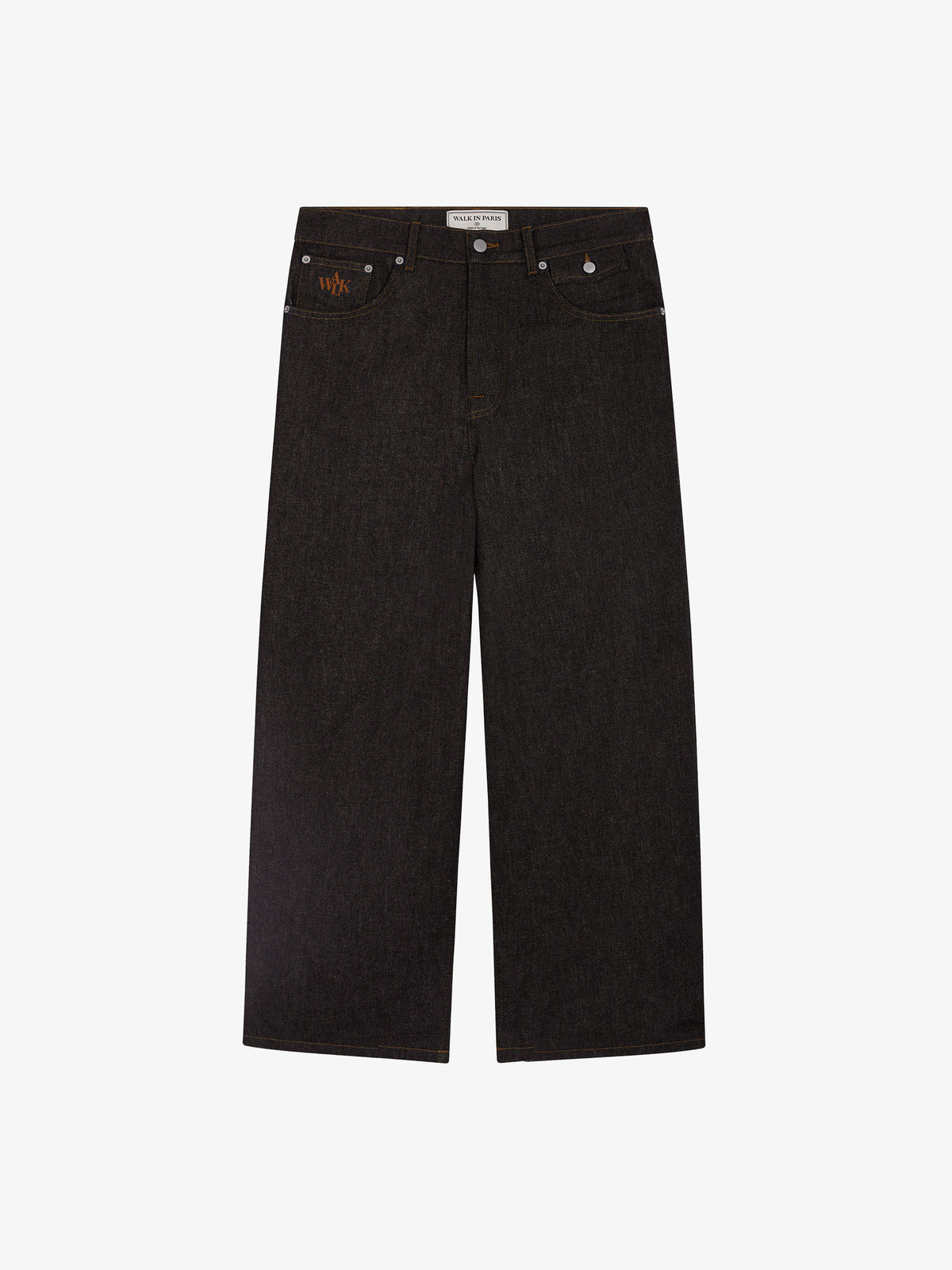 Le pantalon baggy en denim brut